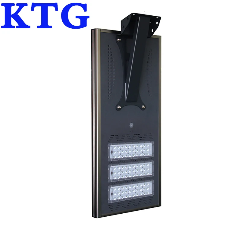 Alibaba-amazon top sale KTG 20w 40w 60w 80w 100w 120w SMD 150lm/w led birdgelux chip All in one solar street light made in China