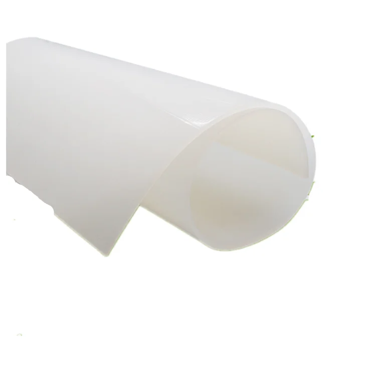 Feuille Caoutchouc Silicone 500x500mm - Épaisseur 1mm - Blanc Haute Température -50°C à 250°C