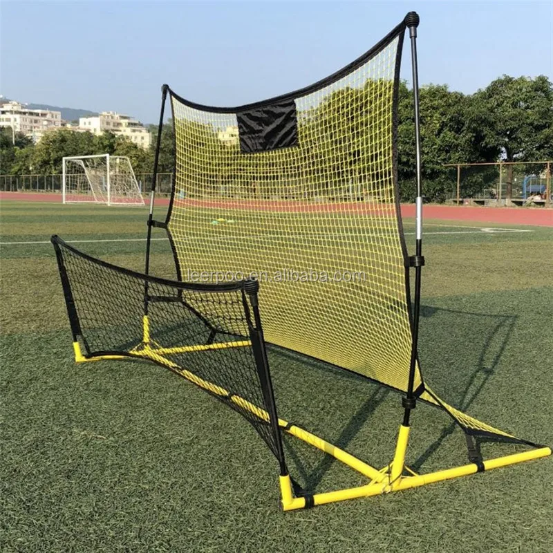 Portable Football Goals Rebounder Rebound Net Soccer Tennis Training Full Size 