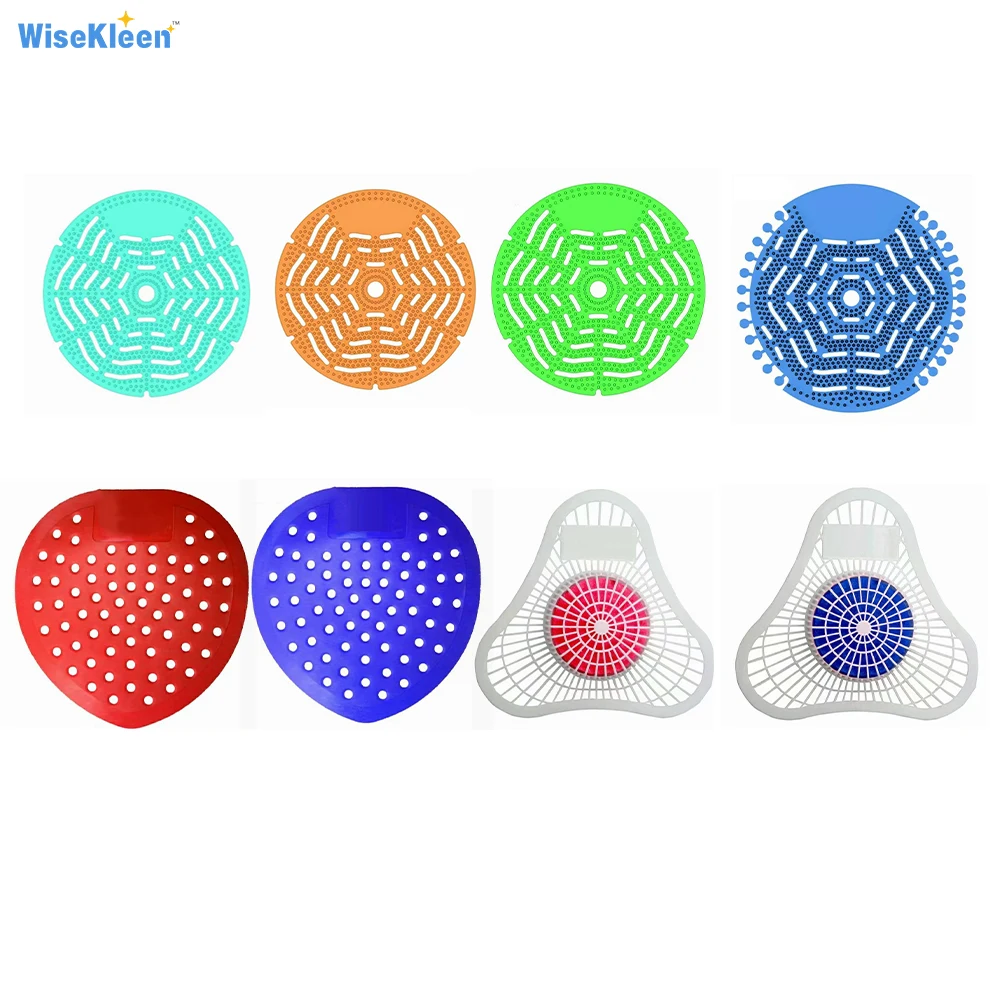 Custom Printed Urinal Screens With Fragrance Mat Multiple Options Men Toilet Urinal Screens