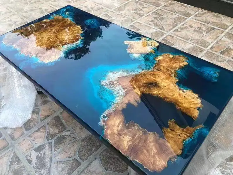 epoxy crystal table