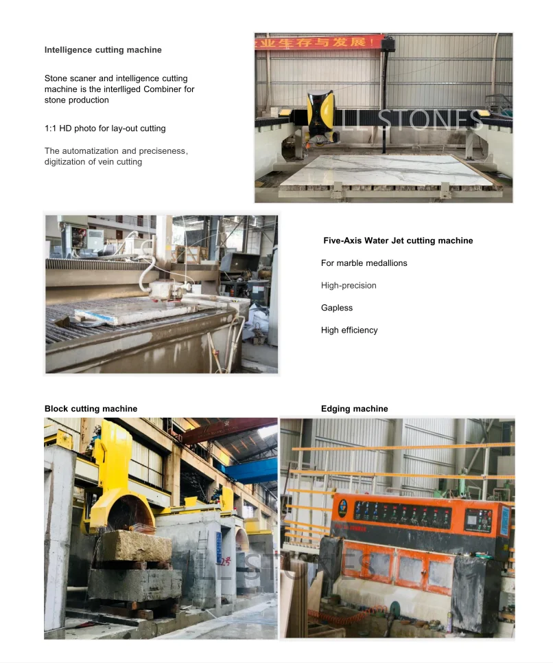 Black Marble Stairs And White Stone Factory Price For Customized Marble