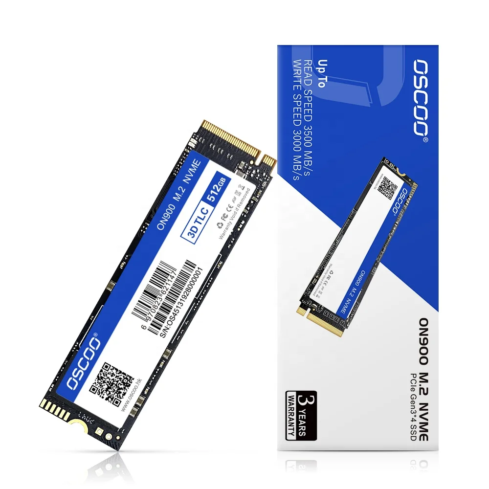 OSCOO ON900 NVMe M.2 PCIe Gen3.0 SSD 256GB/512GB/1TB - Fast