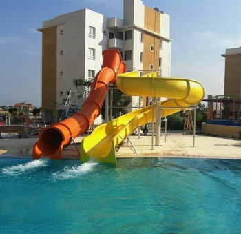 Small Fiberglass Water Slides Group Suitable For Garden,Backyard,Pubic