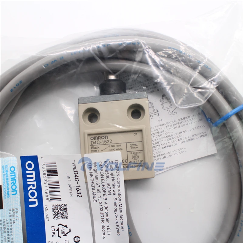 D4C-1632 D4C 1632 NEW Omron Limit Switch New in box free shipping 