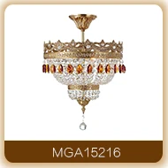 brass leaf chandelier pendant lamp