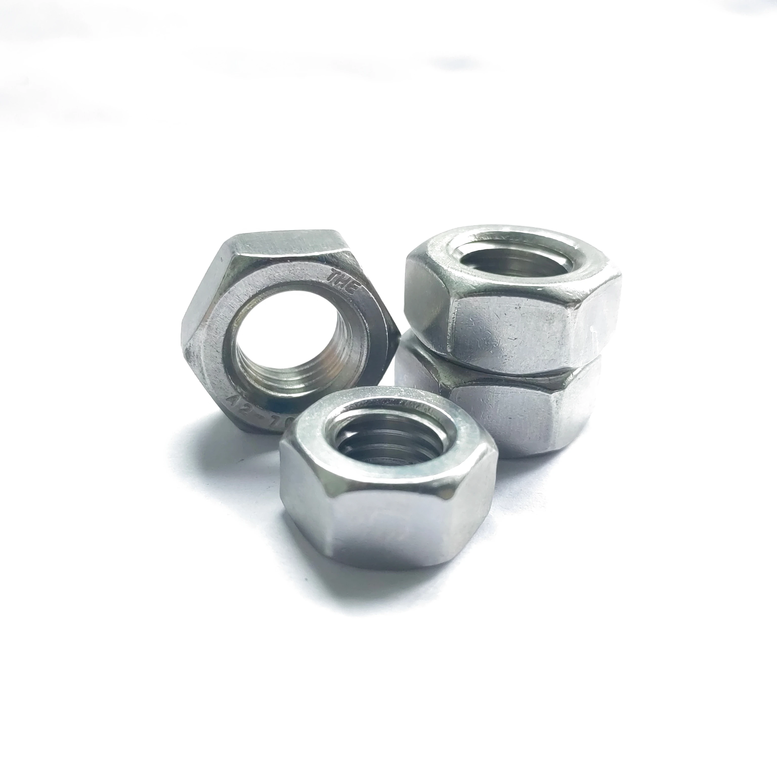 304 Stainless Steel Hexagonal Nuts Large Hexagonal Bolt Screw Nuts