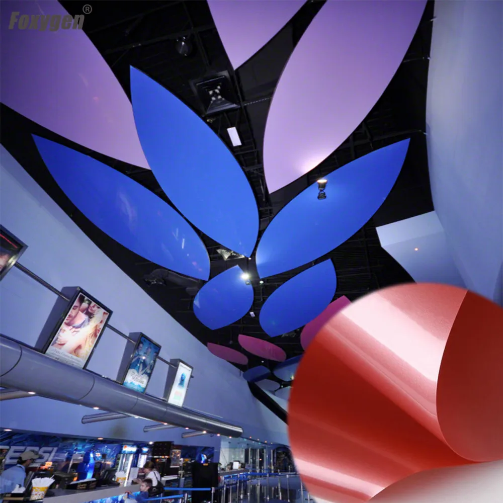 Translucent Msd Stretch Ceiling Pvc Lackfolie With Good Price Illusion
