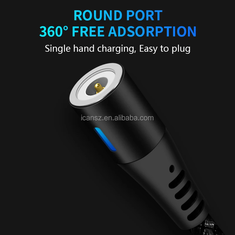 New model Electric 3 in 1 magnetic mobile phone usb charger cable magnet data cables with certificate - ANKUX.COM