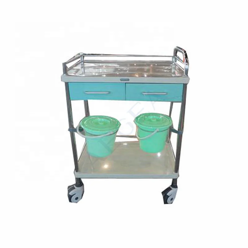 Ag Mt035a Stainless Steel Drawers Emergency Hospital Medical Carts