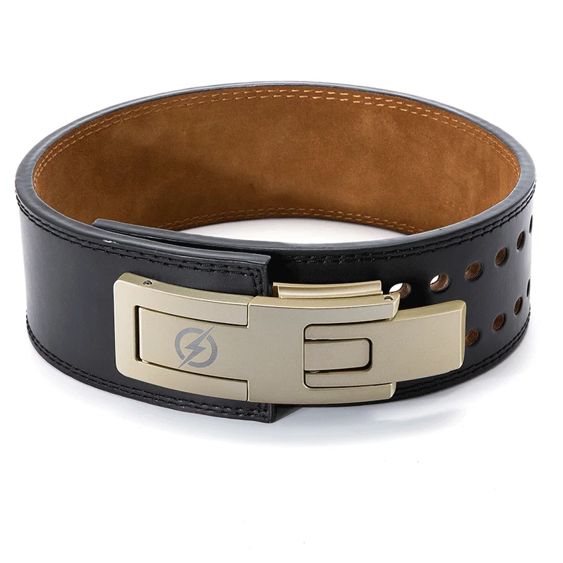 Custom Logo High Quality Metal Weightlifting Fitness Lever Belt Buckle