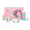 Baby feeding bottles & nipples surprise pack pink gift box