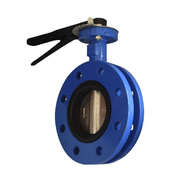 中国工厂批发定制 u型法兰手动蝶阀