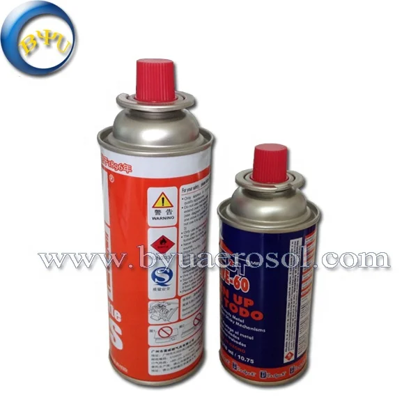 Gas Stove Control Valve And Butane Gas Spray Can Valve With Red Caps