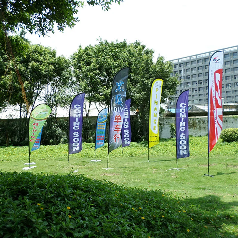 Ncf Banner Teardrop Tear Drop Flags Beach Feather Flag Event Outdoor