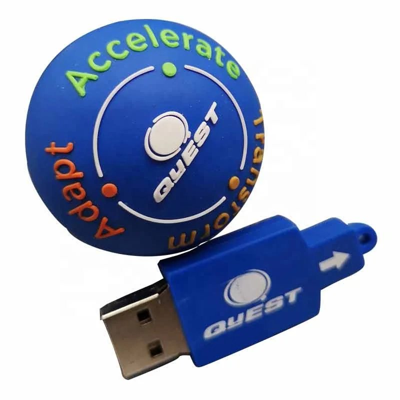 
Manufactured OEM Custom 2D 3D Ball Shape Take away Usb Flash Drives PVC Pen Drive 8GB 16GB 32GB 64GB 128GB For Promotion Gifts 
