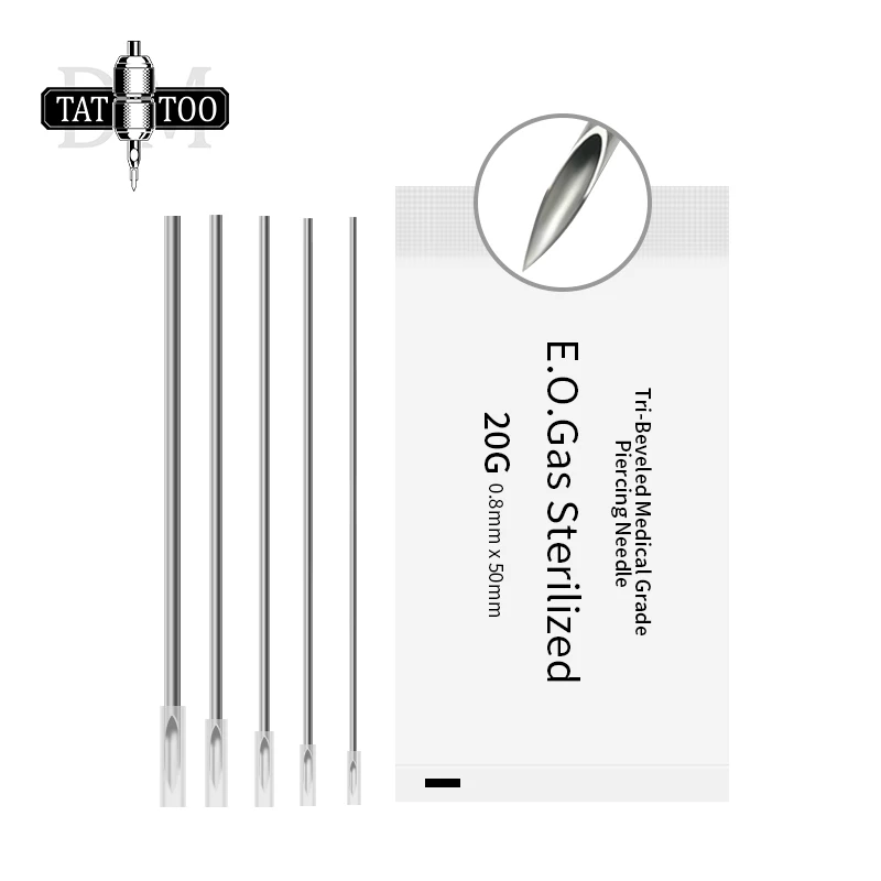 Pcs G G G G G Disposable Body Piercing Needles Supply Stainless Steel Ear Nose