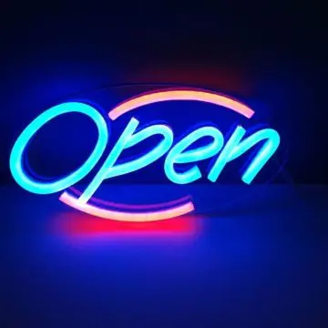 Open Led Neon Sign Flexible Lights Silicone Flex for Business