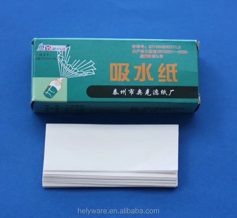 Lab Use 2.8*8cm Water Absorbent Blotting Paper Gel Blot Bibulous Paper Buy Blotting Paper,Gel