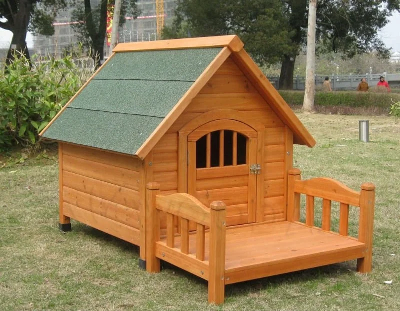 dog kennel with veranda