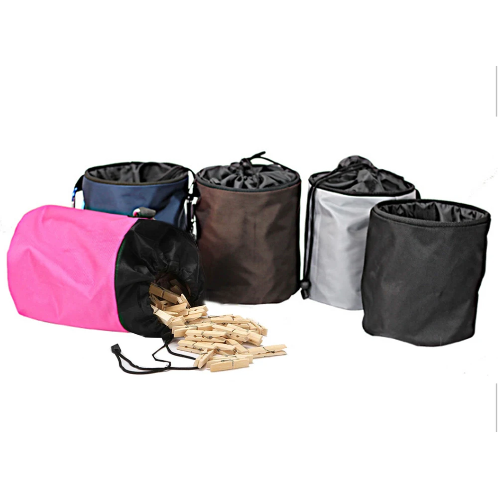 Dustproof Hanging Clothesline Peg Organizer Drawstring Closure,Water
