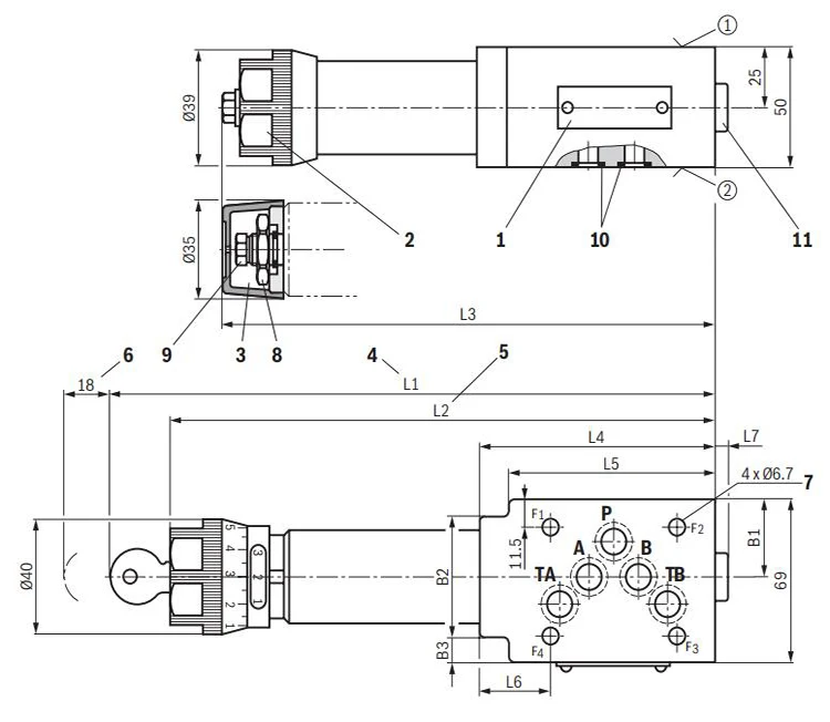 Small excavator pressure regulating relief valve sempell valve high pressure