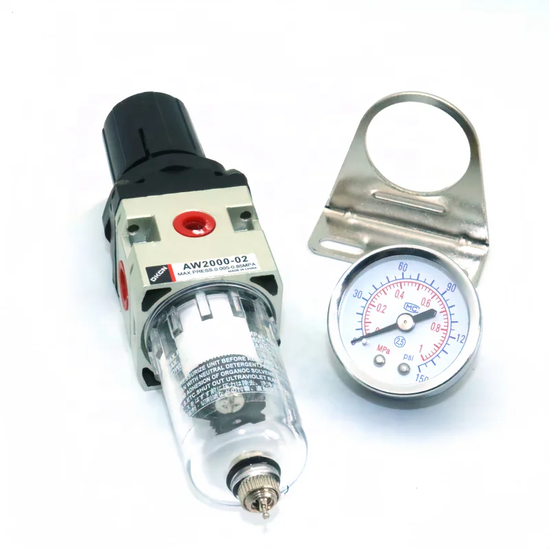 Smc Type Aw4000-04d Automatic Series Pneumatic Air Filter Regulator ...