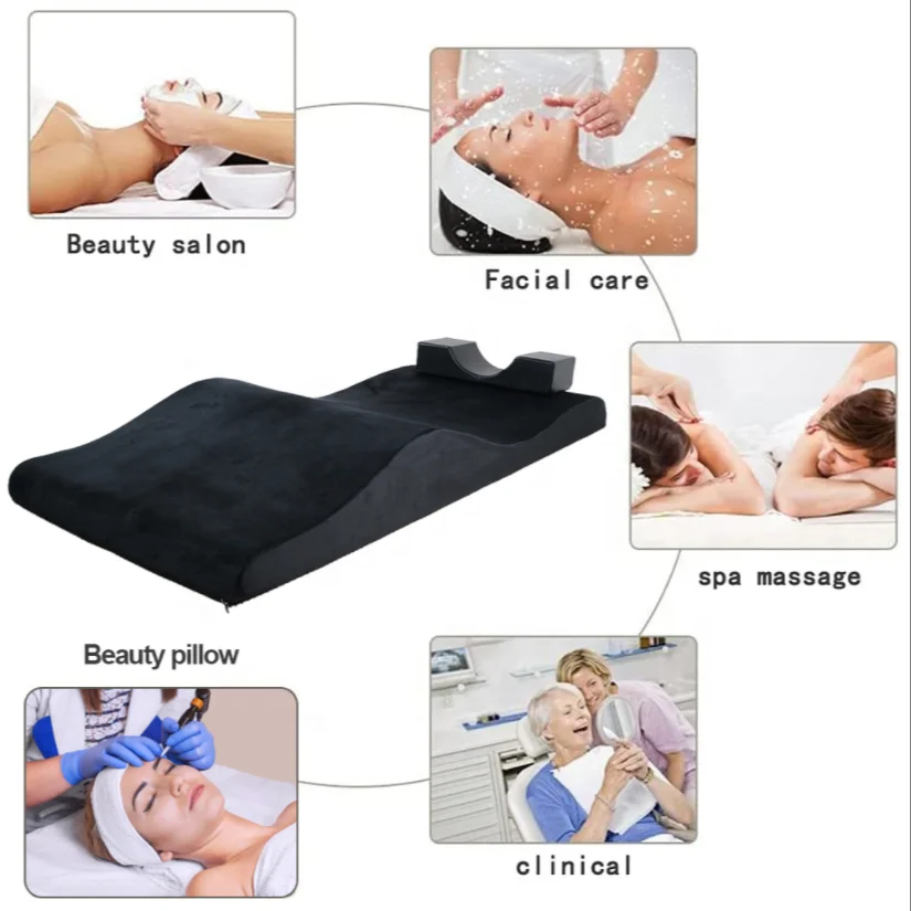 Oem Beauty Salon Lash Bed Memory Foam Topper Ergonomic Lash Bed