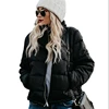 Women Fashion Casual Mammoth Pocketed Puffer Jacket