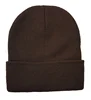 Wholesale Fashion warm winter double knit hat custom acrylic beanie private label hat