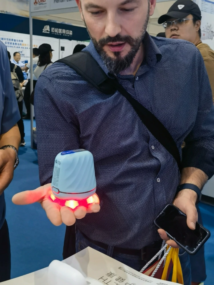 product new blue smart photomagnetic negative pressure therapy device   portable cupping  massage system for home use-4