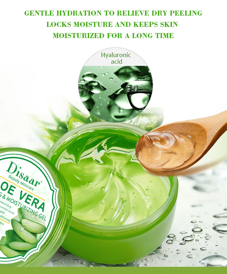 Disaar Brand Aloe Vera Smoothing Gel For Face 100% Factory Price Wholesale