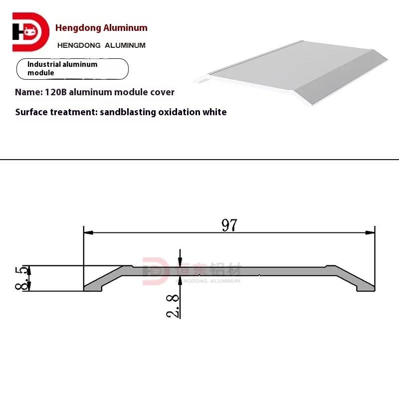 120B Industrial Aluminum Profile Module Square Pattern Semi-Enclosed Screw Belt for 120 Robot New Version manufacture