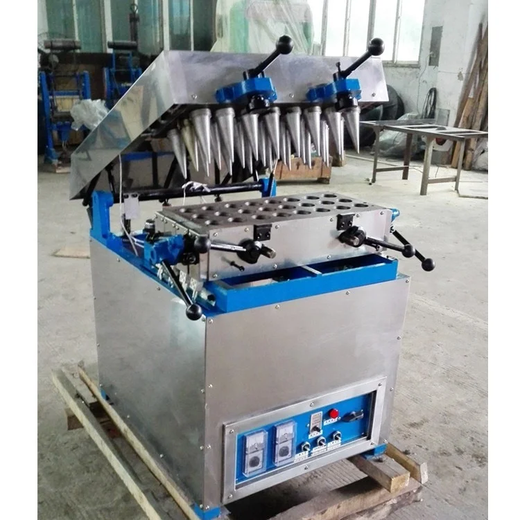 Hot Sale Semi Automatic Waffle Ice Cream Cone Making Machine