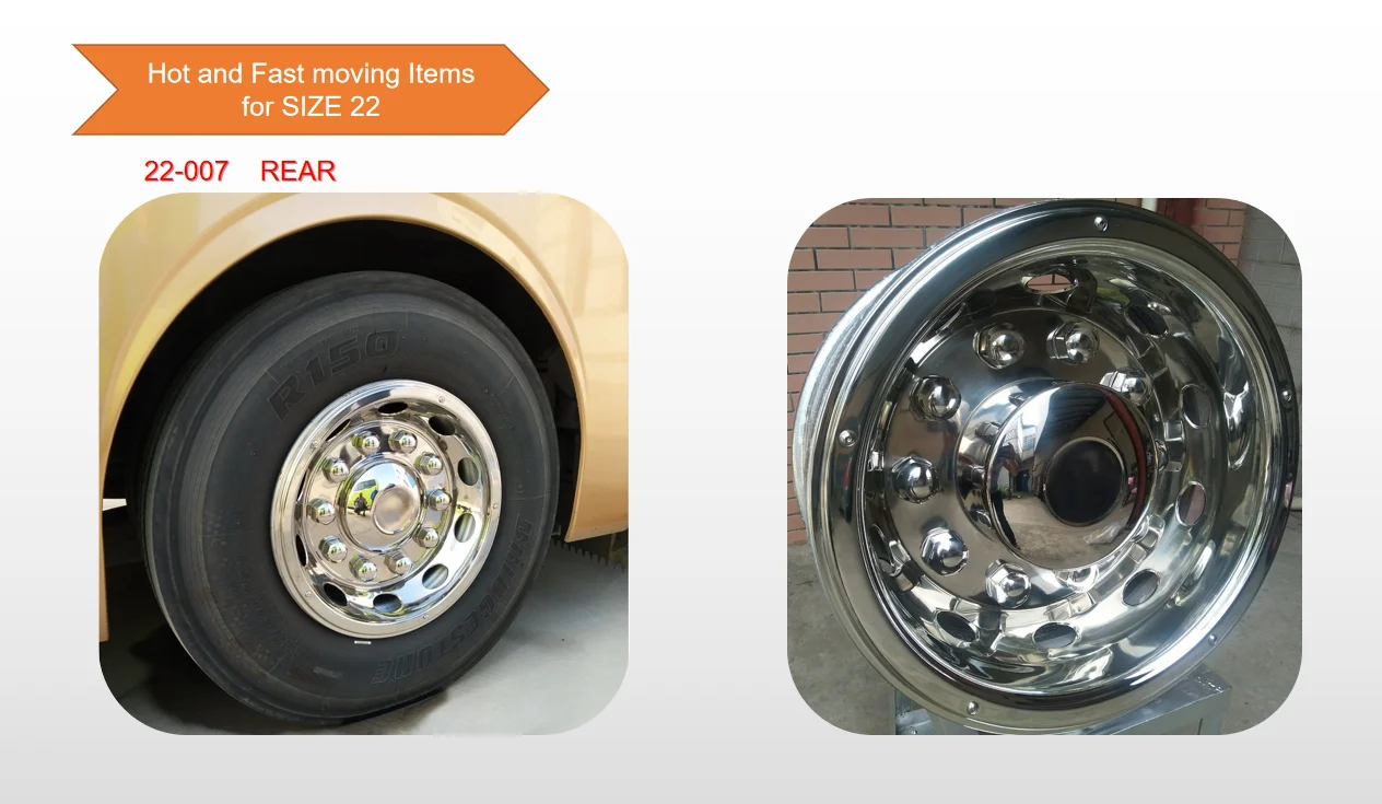 304 Stainless Steel Bus Wheel Cover 22.5 Inch 10 Holes Buy 10 Holes