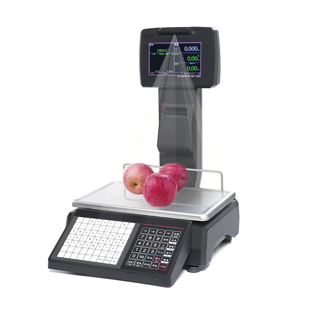 Scale ai digital printing scale weighting scale with receipt printing supplier