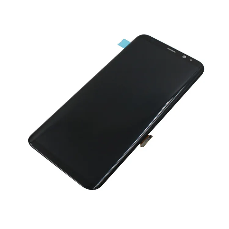 Black Display LCD Touch Screen Digitizer Frame Replacement For Samsung Galaxy S9
