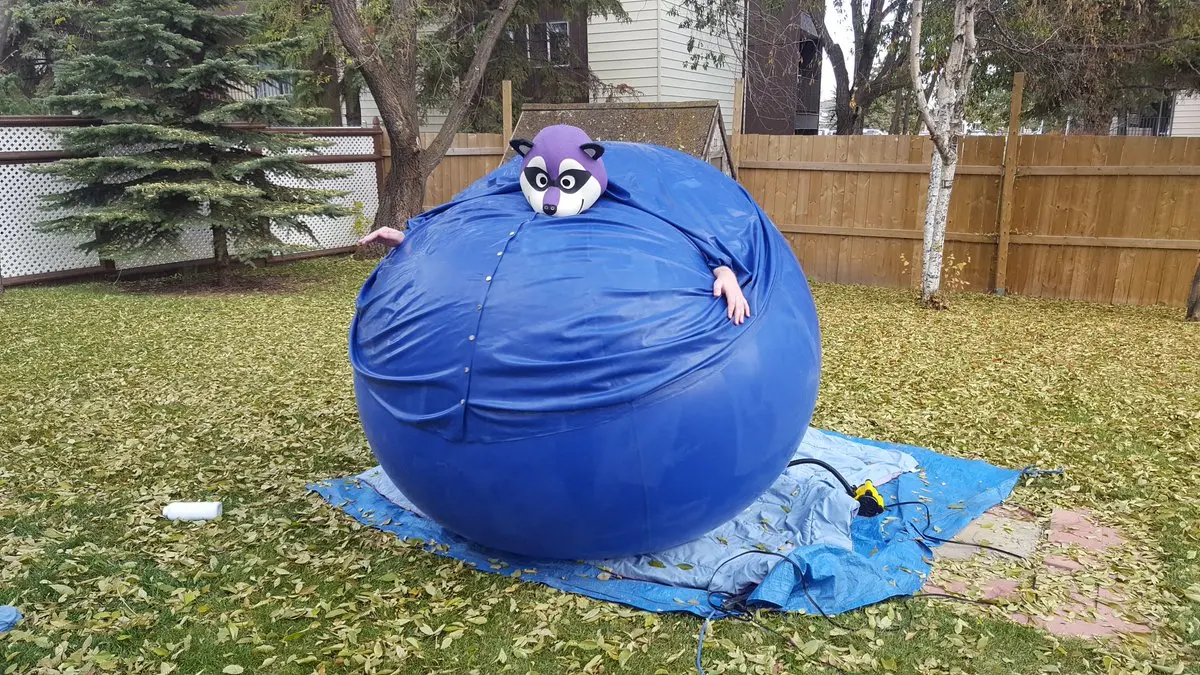 inflatable beach ball suit