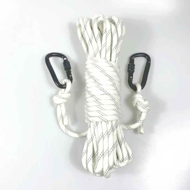 Hot Sale 10mm Climbing Ropes Outdoor Static Reflective Climbing Rope