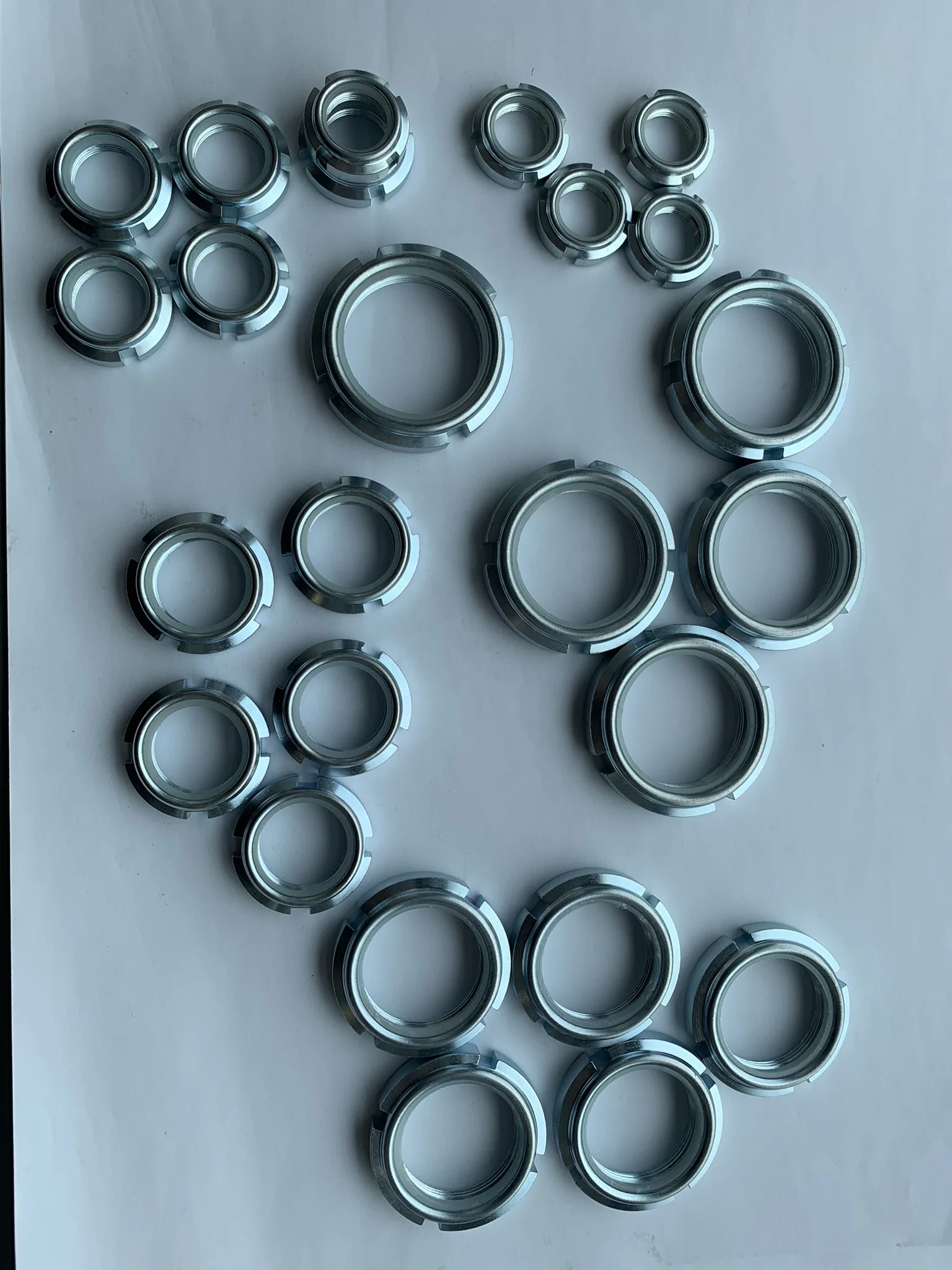 Din 981 Slotted Round Nut With Nylon Locking Guk Gup Gua Lock Nuts