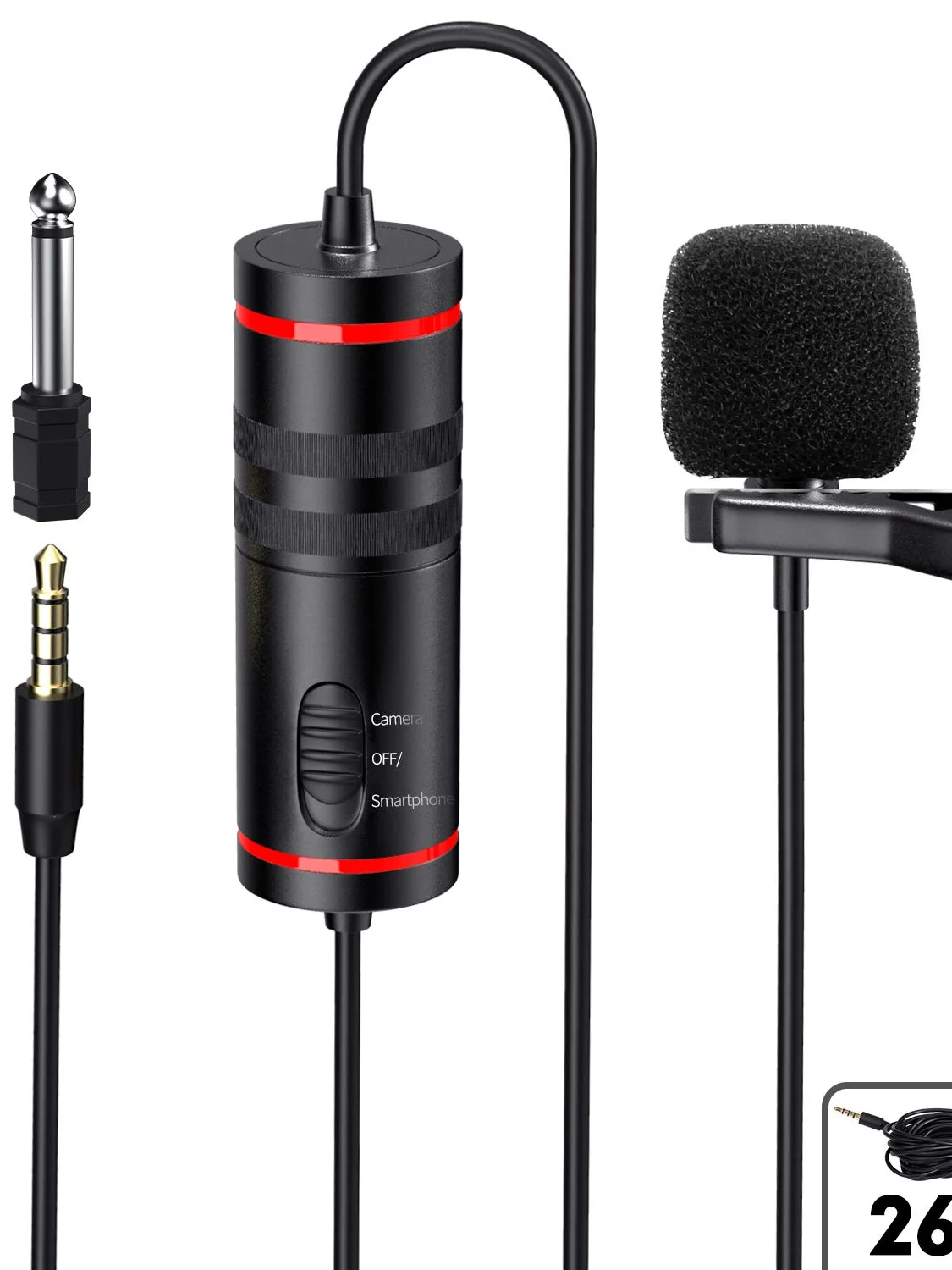 Wholesale Omnidirectional Condenser Microphone Lavalier Wireless Lapel