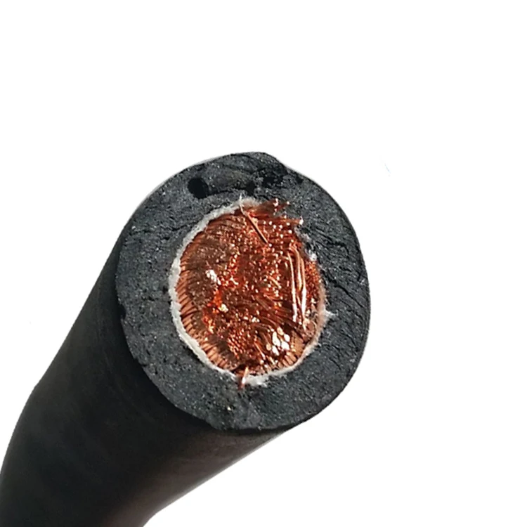 16mm 50mm 70mm 95mm 120mm 150mm single copper core rubber sheathed welding cable 