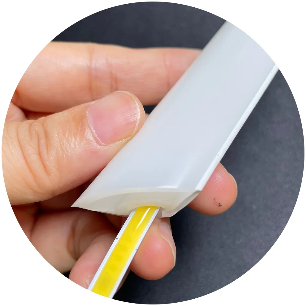 V Shape 22x13mm OEM Diffuser Flexible Neon Led Silicone Tube 5MM-6MM ...