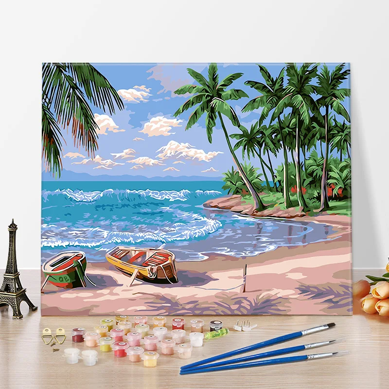 Venta al por mayor cuadros mar playa-Compre online los mejores cuadros