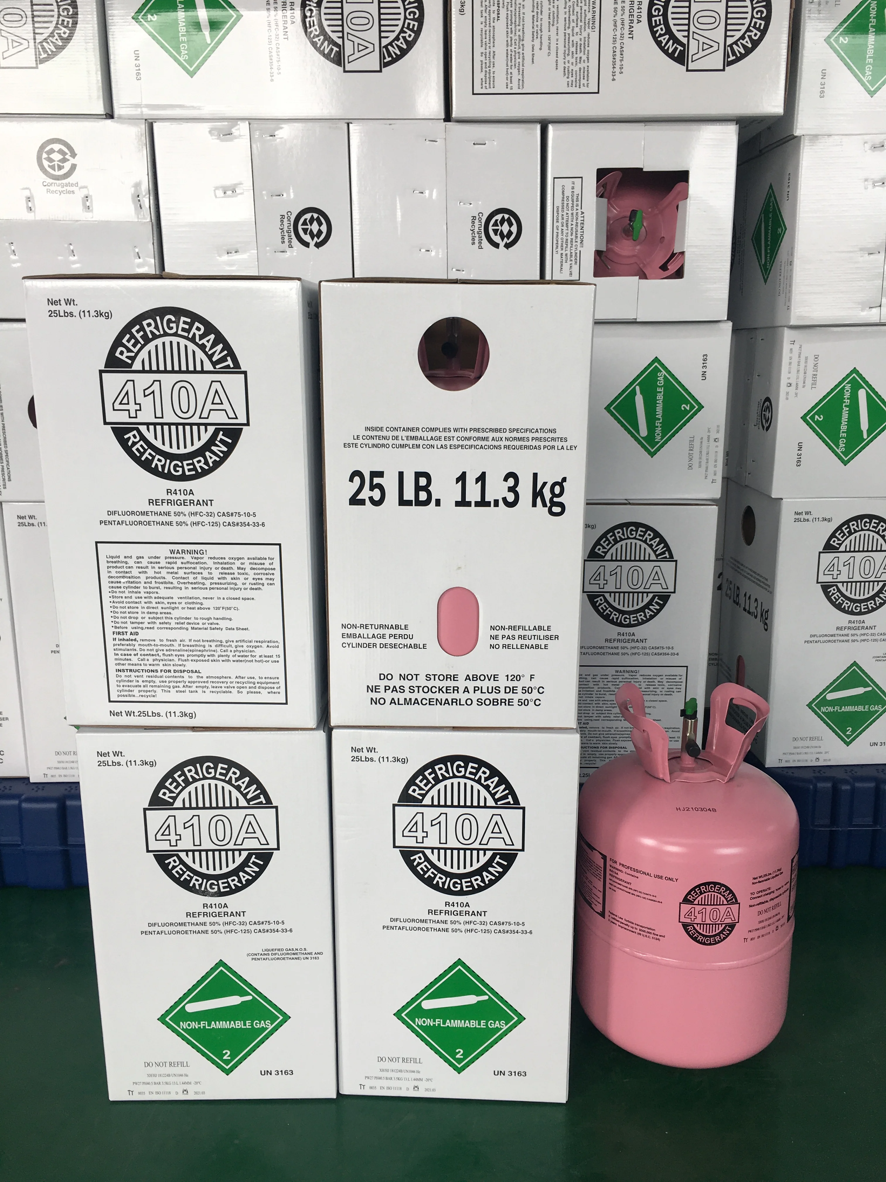99.9 Purity Refrigerant Gas R410a Price At Low Price Buy R410a