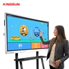 65 inch interactive flat panel display touch screen 4K resolution