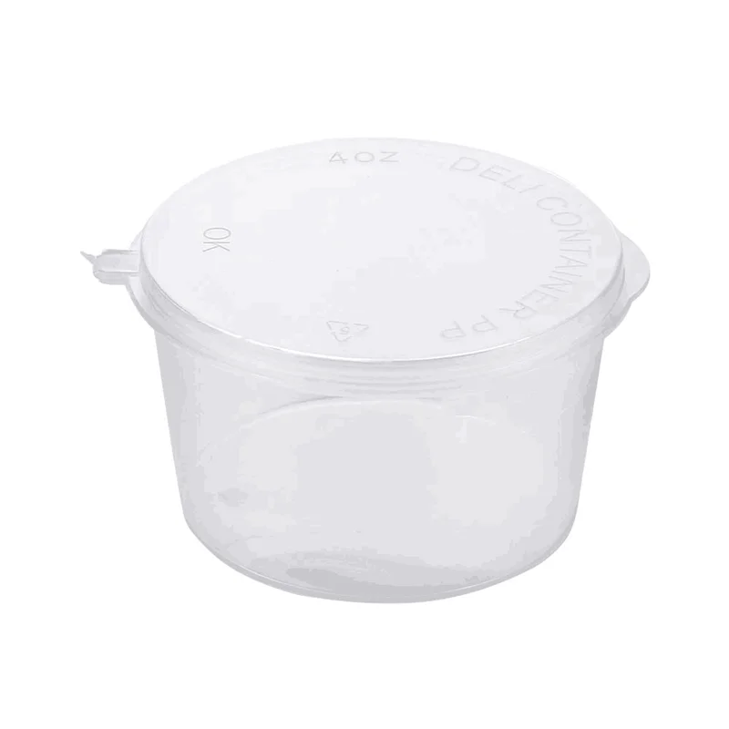 1oz 2oz 3oz Leak Proof Plastic Condiment Souffle Containers With ...