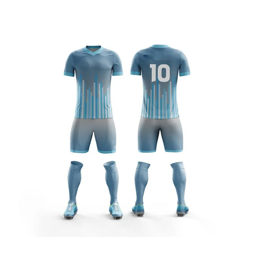 Uniformes de fútbol con logotipo de nombre de equipo, impresión