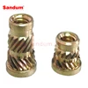 Thread inserts with parallel body design combined with the opposing helical knurl bands 6030 Insert