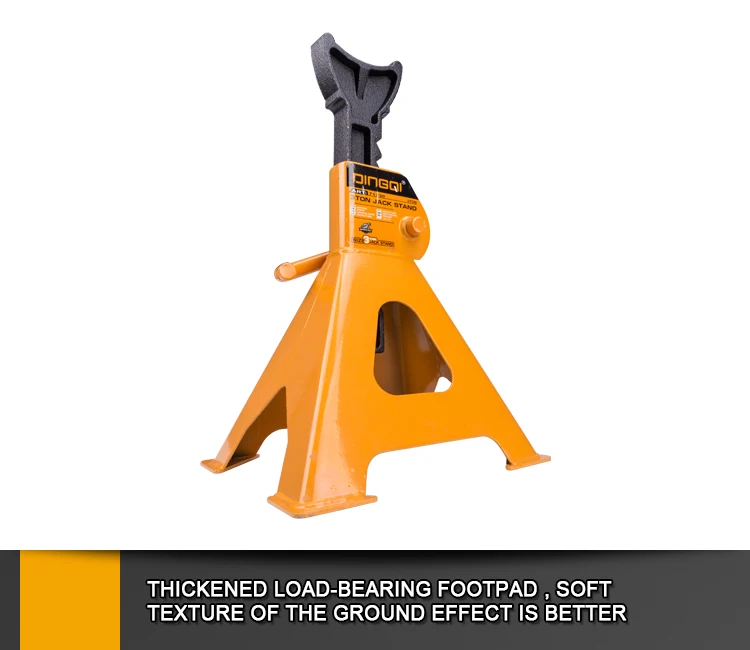 Dingqi Rolling Car Screw Jack Stand Heavy Duty Auto Adjustable Folding